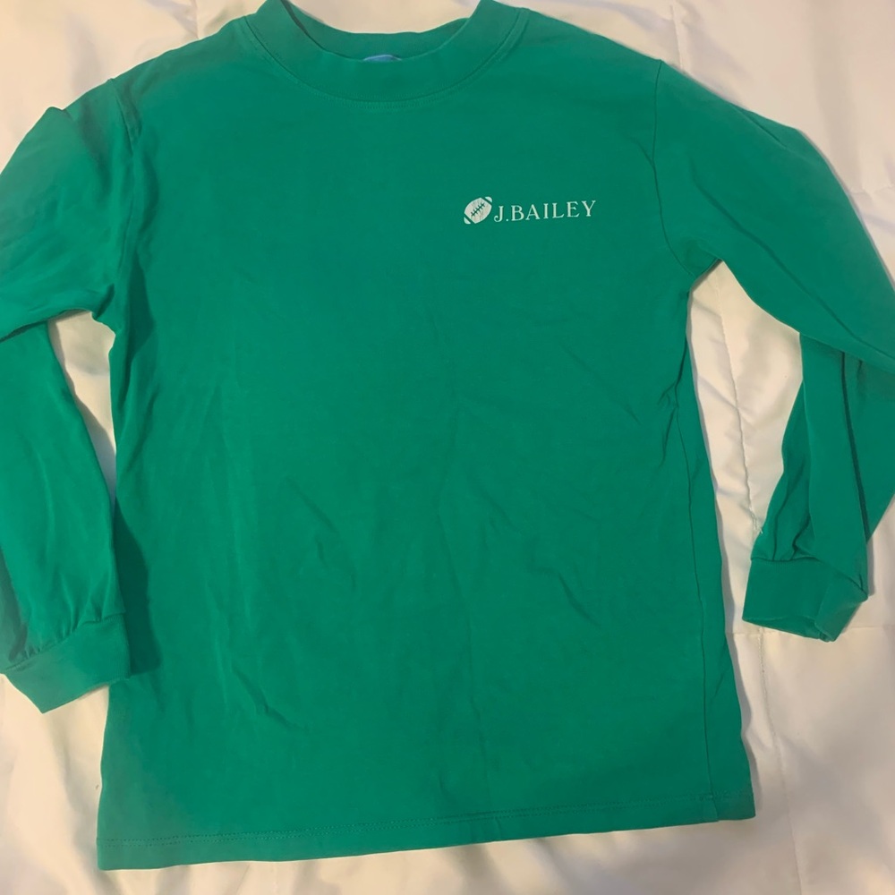 J. Bailey Vibrant Green Kids Long Sleeve Tee
